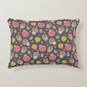 autumn pattern accent pillow