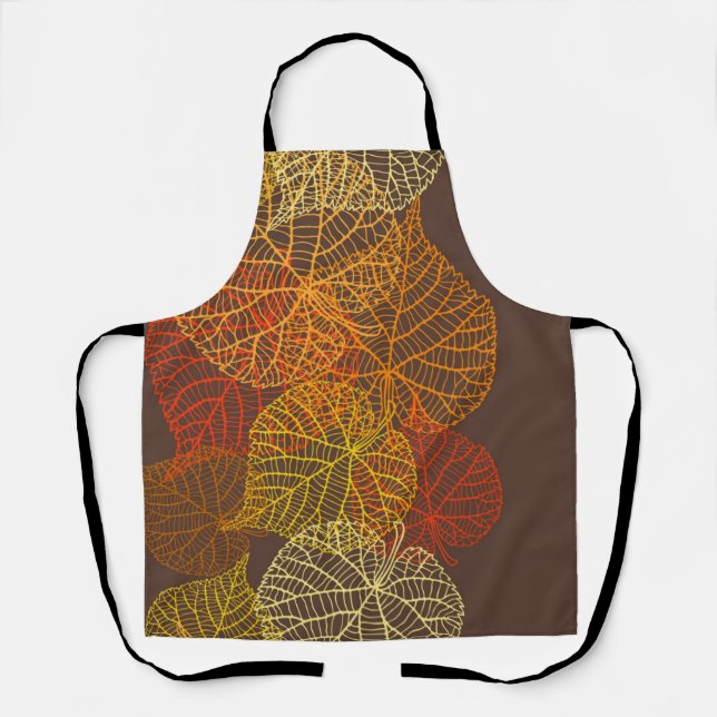 Autumn pattern apron (Front)