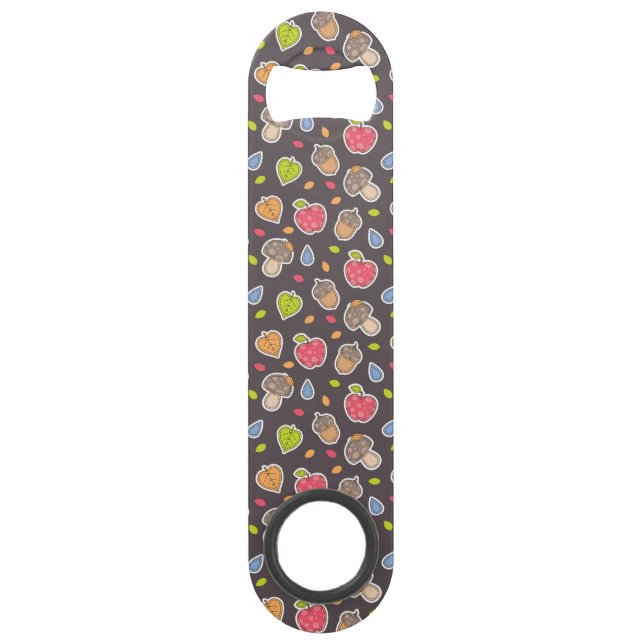 autumn pattern bar key (Front)