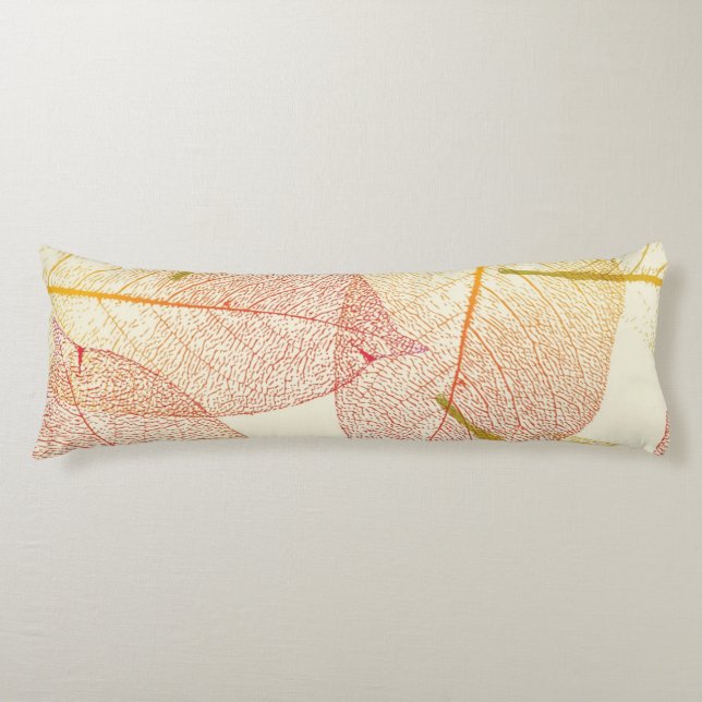 Autumn pattern body pillow (Front)
