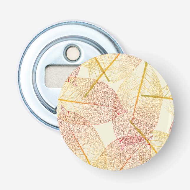 Autumn pattern bottle opener (Front)