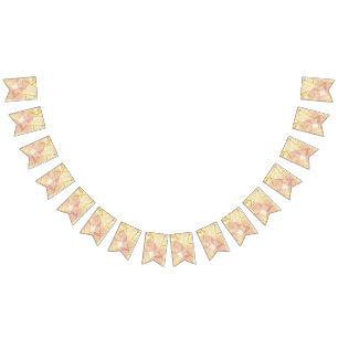 Autumn pattern bunting flags