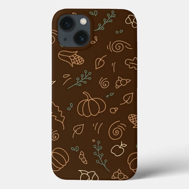 Autumn pattern Case-Mate iPhone case (Back)