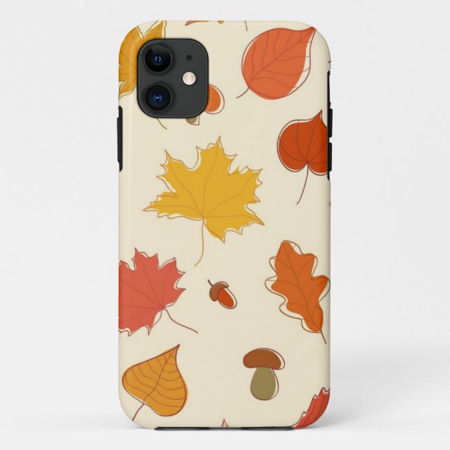 Autumn pattern Case-Mate iPhone case (Back)