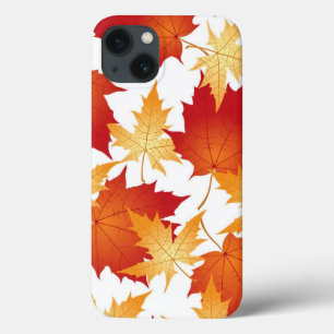 Autumn pattern iPhone 13 case