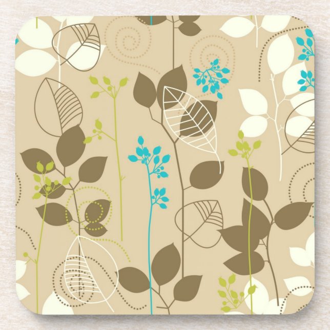 Autumn pattern coaster (Front)