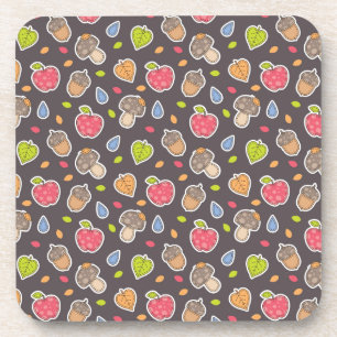 autumn pattern coaster
