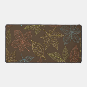 Autumn pattern desk mat
