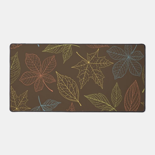 Autumn pattern desk mat (Front)