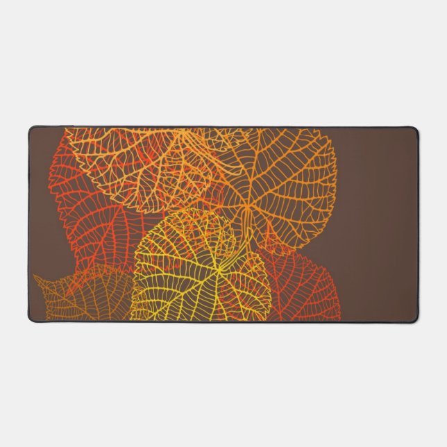 Autumn pattern desk mat (Front)