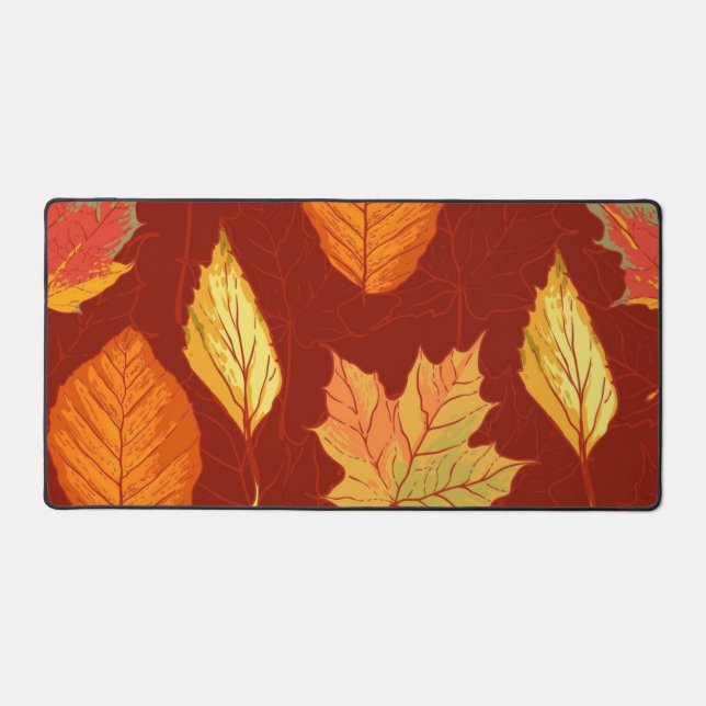 Autumn pattern desk mat (Front)