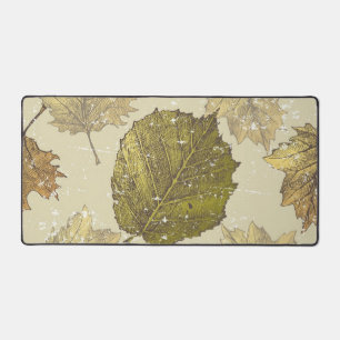 Autumn pattern desk mat