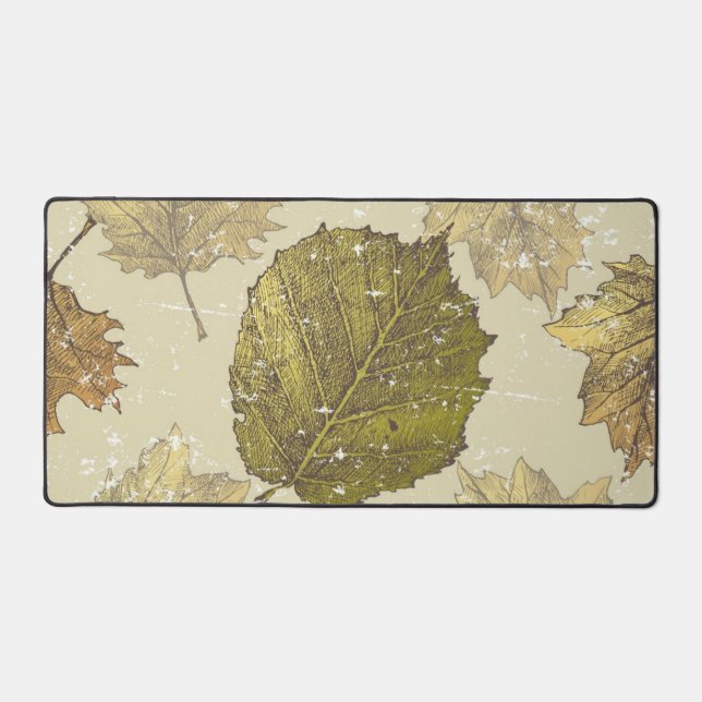Autumn pattern desk mat (Front)