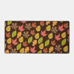 Autumn pattern desk mat