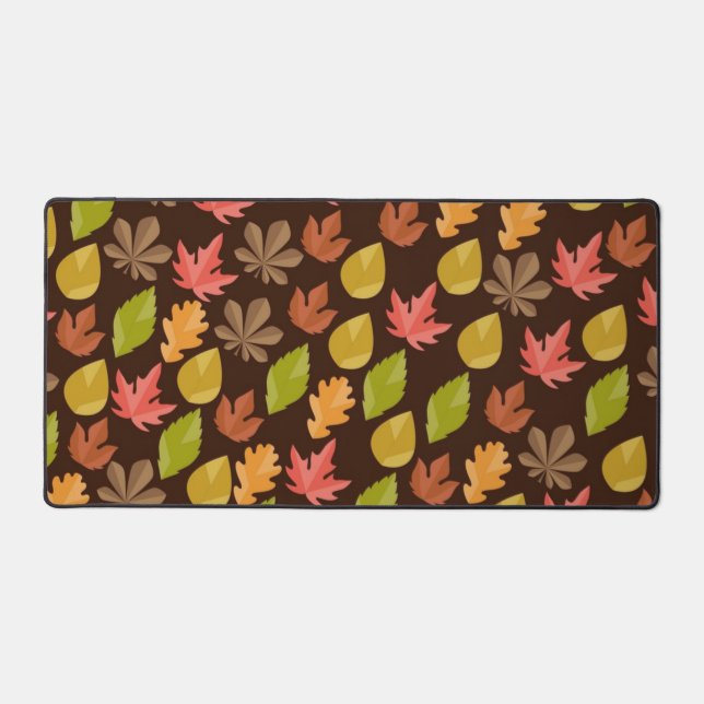 Autumn pattern desk mat (Front)