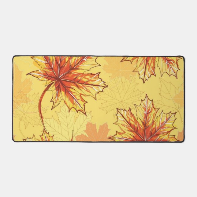 Autumn pattern desk mat (Front)