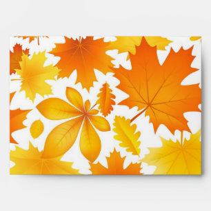 Autumn pattern envelope