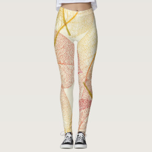 Autumn pattern leggings