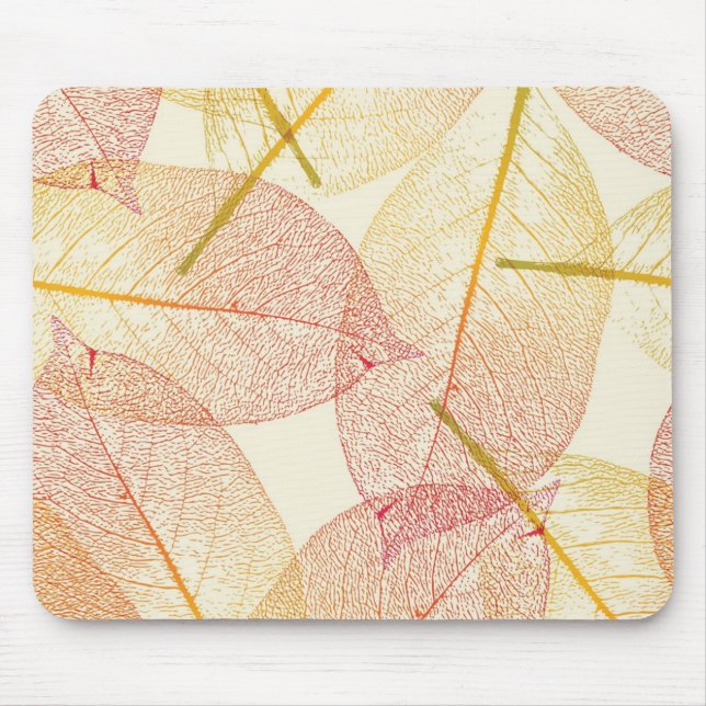 Autumn pattern mouse pad (Front)