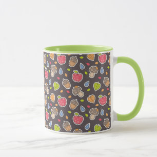 autumn pattern mug