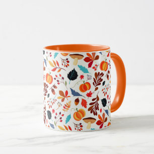 Autumn Pattern Mug - Fall