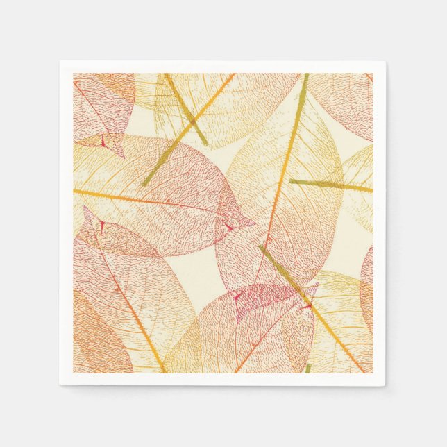Autumn pattern napkin (Front)