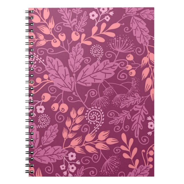 Autumn pattern notebook (Front)