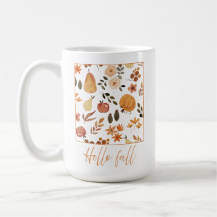 Autumn pattern of pumpkins Mug