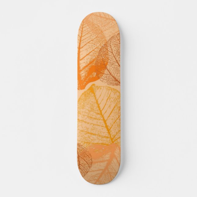 Autumn pattern skateboard (Front)