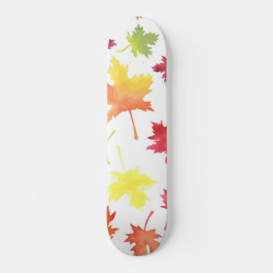 Autumn pattern skateboard