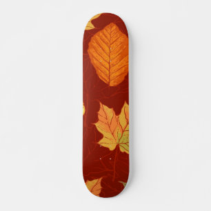 Autumn pattern skateboard