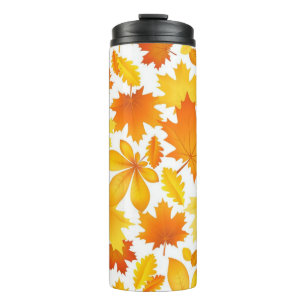 Autumn pattern thermal tumbler