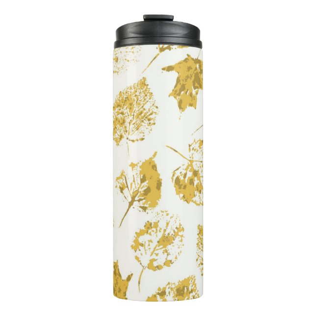 Autumn pattern thermal tumbler (Front)