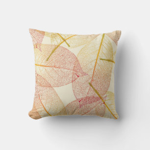 Autumn pattern throw pillow