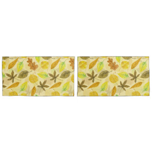 Autumn pattern watercolor 2 pillowcase
