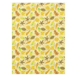 Autumn pattern watercolor 2 tablecloth