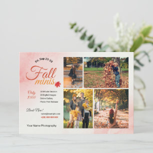 Autumn Photography Mini Session Template