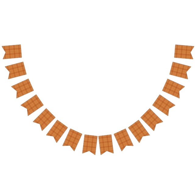 Autumn Plaid Bunting Flags (All)