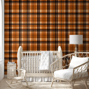 Autumn Plaid Cozy Fall Pattern Design Wallpaper