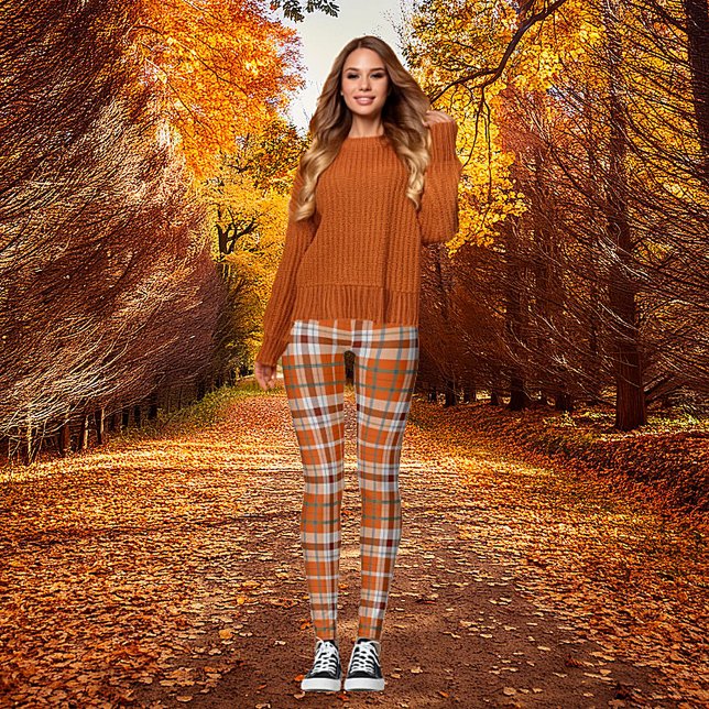 Autumn plaid leggings (Creator Uploaded)