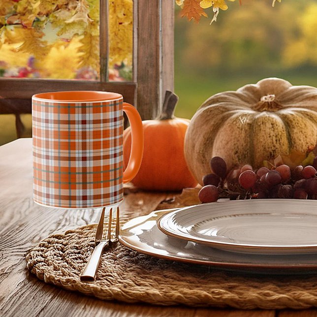 Autumn plaid mug (Creator Uploaded)