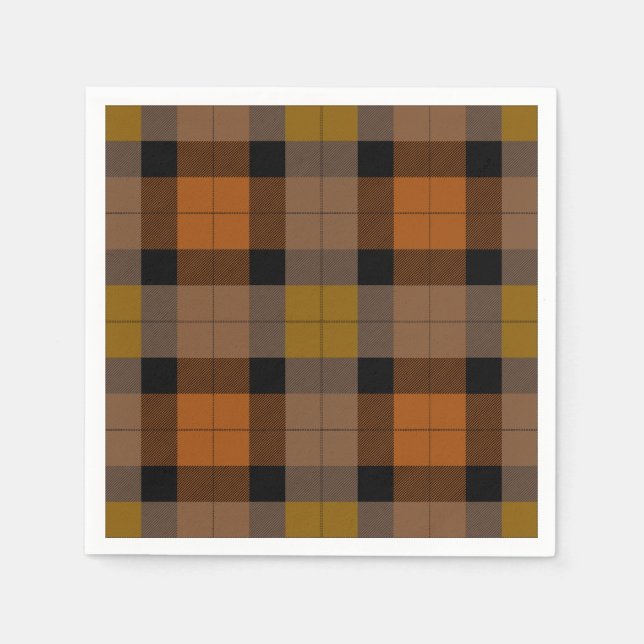 Autumn Plaid Napkin (Front)