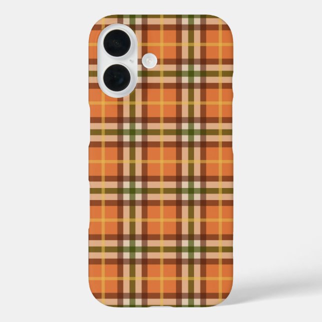 Autumn Plaid Pattern  Case-Mate iPhone Case (Back)
