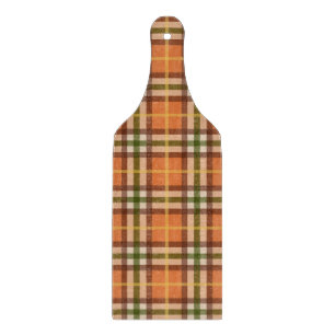 Autumn Plaid Pattern  Cutting Board