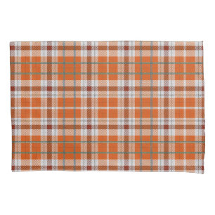 Autumn plaid pillowcase