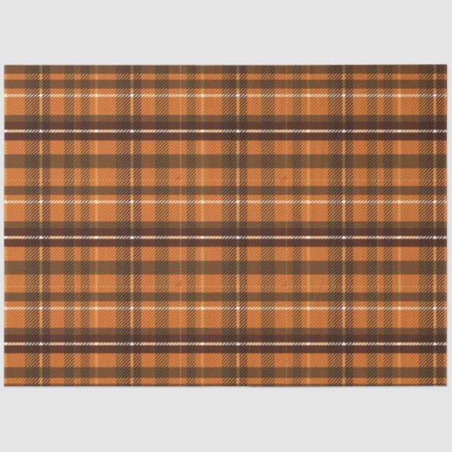 Autumn Plaid Series Design 16 Tissue Paper (Front)