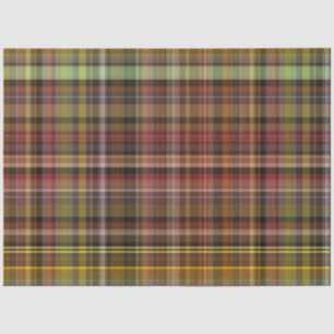 Autumn Plaid Series Design 20 Tissue Paper