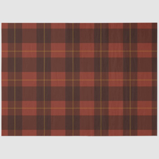 Autumn Plaid Series Design 2 Tissue Paper (Front)