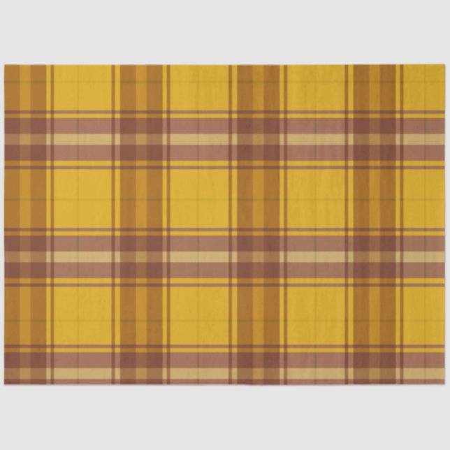Autumn Plaid Series Design 3 Tissue Paper (Front)