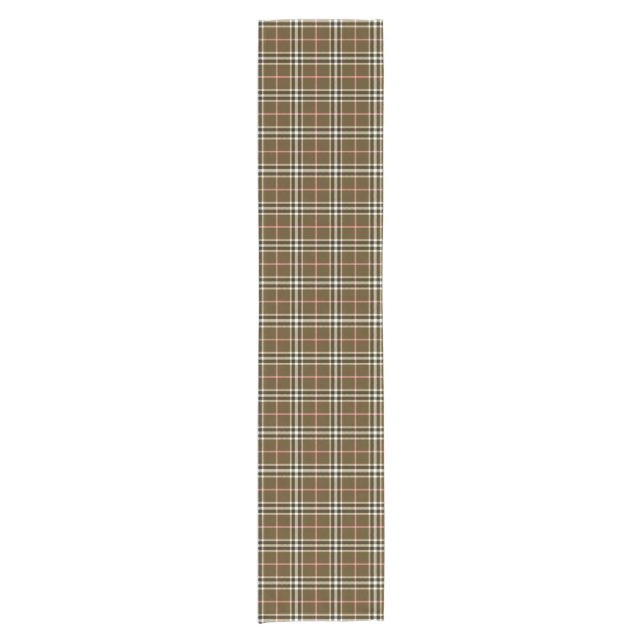 Autumn Plaid Short Table Runner (Front)